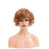 Afro Kinky Curly Perücke Kunsthaar Perücken für Frauen Schwarz Mix Braun und Blond Full Cosplay