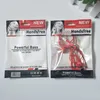 1500pcs / parti 10.5 * 15cm Zipper Plastic Retail Bag Paket Hang Hole Förpackning Headset Kabel Opp Packing Bag för stereohörlurar