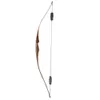 20-35 libras de Arco e flecha Arco Recurvo Longbow Leve 54 "Pure Handmade Madeira Mongol Bowstring Amortecimento Shock Absorption Shooting Hunting Practice