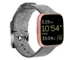 Banda de tecidos de tecido de tecido versa tecido de nylon lite stap welled pulsep fitbit versa lite smartwatch watch wrist s3683959