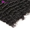 Allove 10A Onda Profunda Feixes de Cabelo Humano 3 pcs Cabelo Brasileiro Toda Onda Profunda Barato Peruano Extensões de Cabelo Humano In79351651745426