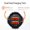 Billaddare Fast Charge 3.1A Qualcomm Snabbt dubbla USB -telefonladdare 9V 2A 12V 1.2A QC3.0