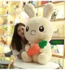 cute rabbit plush toy pillow doll giant cartoon carrot bunny toys sleeping pillow for girl birthday gift decoration 85cm 120cm DY52338041