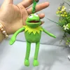 Kermit Plush Sesame Street Frog Stuffed Toys Keychain Cartoon Animal Kermit Bag Pendants Doll Kids Xmas Gift