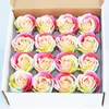 Chegada nova Rose Sabão Flor Flor Artificial Caixa de Presente Variedade Estilo do Dia Dos Namorados Presente de Natal de Casamento 16 PCS / Caixa
