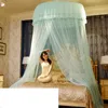 Big Size Dubbele Kant Hung Gereed Mosquito Net Round Bed Luifel Netting Voor Volwassenen Meisjes Room Decor Bed Tent Mesh Gordijn Bulk Moustiquaire