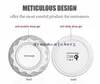 Diamond Wireless Fast Qi Charger with LED Light USB Cable For iPhone X 8 Plus Samsung S8 Plus Note 8 S7 S6