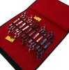 Professional Scissors Carrying Case Black PU Leather Hair Scissors Bags Pouch hold 10 pcs/20pcs/30pcs scissors Display Bags