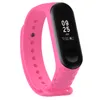 Para Xiaomi Mi banda 3 pulseira pulseira 4 Silicone assistir Pulseira substituição Strap M3 de Fitness Rastreador Pulseira Acessórios Smonty / Pattern