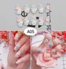 Moda 3D Sahte Çivi Yanlış Tırnak Plastik Nail Art İpuçları Tam Kapak yanlış fransız tırnak sanat İpuçları Gelin Parmak Güzellik