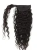 Peruano cabelo virgem profundo encaracolado cabelo humano rabo de cavalo peruca para as mulheres negras, kinky curly cordão rabo de cavalo clipe em extensão do cabelo 160g