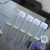 Mini bottiglie di imballaggio in plastica Contenitore di stoccaggio per bottiglie per campioni in plastica trasparente da 5 g con coperchio sigillato