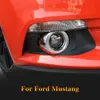 자동차 스티커 ABS 전면 안개 가벼운 장식 반지 Ford Mustang 2015-2018 공장 출구 외부 액세서리
