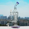 Burbujas de burbujas de vidrio de vidrio con bobina con pipas de agua Perc Pipes Shisha Oil para fumar una junta de 14 mm