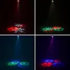 RGBW 8 Lens LED Licht DJ Patroon Stage Verlichting Lamp DMX Geluid Remote Auto Bar KTV Home Party Wedding Sfeer