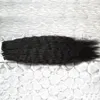 1gs Kinky Straight Loop Micro Ring Hair Coarse Yaki 100 Human Micro Bead Links Machine Made Remy Наращивание волос 100g9003875