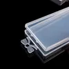 11.2*6*1.1cm Plastic Transparent Jewelry PP Small Storage Box Makeup Cosmetic Organizer Parts Container ZA5599