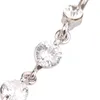 Stainless Steel Zircon Long Dangle Round Rhinestone Navel Belly Ring Button Bar Barbell Rings Piercing Reverse Jewelry