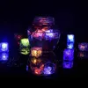 LED Ice Cube Night Light Touch Sensor Waterproof Luminous Neon Wedding Festival Christmas Bar Wine Glass Decoration Supplies 12PCS