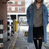 EOSNYX lange trenchcoat Mannen Sobretudo Masculino Gabardina Abrigos Hombre Windbreaker Cashmere Denim Overjas Invierno 2018