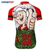 Nouveau dessin animé Men039 Jersey cycliste Quickdry Summer Team Cycle Cycle de vêtements Porte-toi