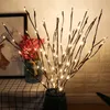 LED cordes saule branche lampe Floral lumières 20 ampoules maison fête de noël jardin décor arbre chaîne cadeau d'anniversaire cadeaux