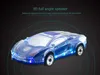 Colorful Crystal LED Light MLL-63 Mini Car Shape Portable Wieless Speaker Amplifier Loudspeaker Support TF FM MP3Music Player