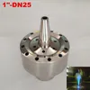 1" DN25 Stainless Steel Column Fountain Nozzle Sprinkler Head Garden Pond New