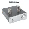 FX-Audio TUBE-01 and TUBE-03 Mini Tube Preamp Tube Amplifier HIFI Preamplifier Treble Bass Adjustment With DC12V Power Plug