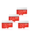 Лучшие продажи Black Red Evo Plus U3 256 ГБ 32 ГБ 64 ГБ 128 ГБ TF SD Card C10 SD Adapter Retail Package