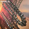 316L Stainless Steel Coffee Bean Chain 22 Necklace and 8 Bracelets Fashion Hip Hop Jewelry Set Gold Chain for Men234A