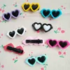 50 pçs / lote Cães resina sunglasses Hairpins mix Pet Hair Clip Cachorro gato barrette cocar acessórios para o cabelo do cão bonito barrette grooming PD019