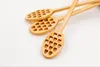 Stick di meleno di legno di melena carina forma a forma di miele server agitatore a manico lungo cucchiai di miele che mescolano cucchiai gadget da cucina kd1
