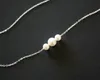 10 pezzi / set collana girocollo perla imitazione catena colore argento oro donne catene clavicola 2018 gioielli di moda collane delicate