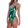 green bathing suit one piece