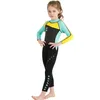 25MM long sleeve diving suit for boy girls children surfing stinger suits snorkeling uv protection bask in wear dive skin winter 4546478