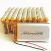 3.7V 3000MAH 103565 Lithium Polymer Lipo Uppladdningsbart Batteri för DVD-kudde Mobiltelefon GPS Power Bank Camera E-Books Recoder TV Box