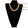 3mm 4mm 16-24 tum Hip Hop 1 rad Tenniskedjan halsband Mens Gold Silver Rosegold Iced Out Punk Halsband277z