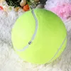 24CM Giant Tennis Ball For Pet Chew Toy Big Inflatable Ball Signature Mega Jumbo Pet Toy Ball Supplies Outdoor Cricket222h