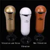 Vibrador Aeronave Masturbação Masculina Mãos Livres Ventosa Vagina Artificial Buceta Real Brinquedos para Homens Produtos Do Sexo S19706