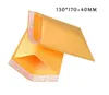 5.1 * 6.6 polegadas 130 * 170mm + 40mm Kraft Bubble Mailers Envelopes Envoltório Sacos Acolchoados Envelope Malote De Embalagem De Correio Para Iphone X 8 7 + S9 CASE telefone celular