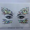 Temporary Tattoo Glitter Sticker Women Eyebrow Face Body Art 3D Resin Jewel Adhesive Crystal Diamond Gems For Party Christmas3225197