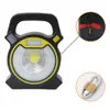 30W COB LED Portable Spotlight Searchlight USB Uppladdningsbar handhållen Arbetslampa med 18650 Portable Lantern för camping