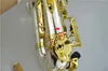 العلامة التجارية الجديدة A-WO37 Alto Saxophone Silver Plating Gold Key Profession