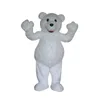 2018 fabrik direkt försäljning vit björn maskot kostym diy kostym tecknad karaktär karneval kostym