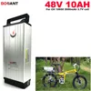 Gratis frakt 48v 10ah E-Bike Lithium Batteri för 18650 Cell Elektrisk cykel Batteri 48V för BAFANG 350W 600W 800W Motor