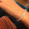 10 stk/set 2018 mode nieuwste verkoop uniek ontwerp rose goud Zirkoon vrouwen armband voor Moederdag gift mode sieraden