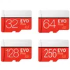 256 ГБ 128 ГБ 64 ГБ 32 ГБ Черный EVO PLUS TF FLASH CARD 95MB / S Высокоскоростной класс 10 Быстро для камер Smart Phones Tablet PC