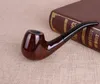 Klassisches, aus Holz gebogenes Tabakpfeifen-Set aus Holz mit Hammer und Tabak zum Rauchen