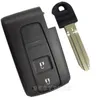 OkeyTech 2 Knappar Bilnyckel Case Shell FOB för Toyota Prius 2004-2009 Corolla Verso Camry Replacement Smart Key Card med blad